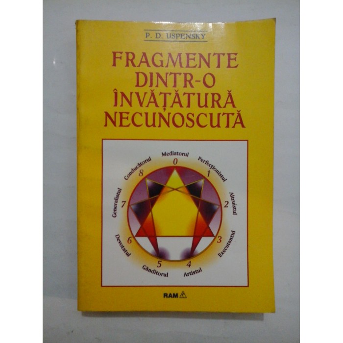 FRAGMENTE  DINTR-O  INVATATURA  NECUNOSCUTA  -  P. D. USPENSKY